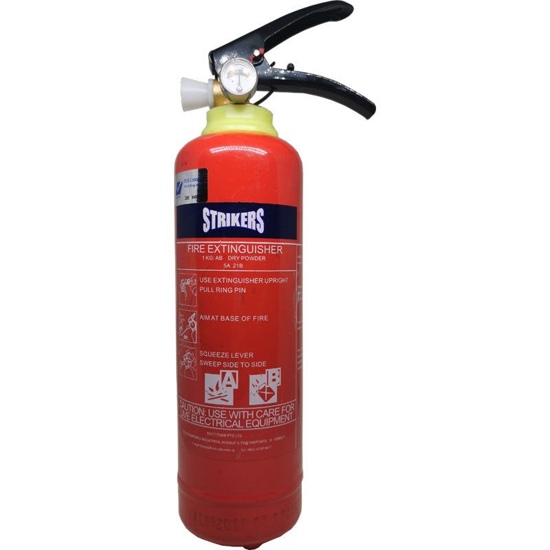 STRIKERS Fire Extinguisher AB Dry Powder (1KG to 9KG) Fire Extinguisher Strikers 
