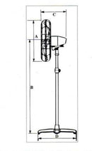 Super Stand Fan 25" 240v 1400RPM ( closed guard) with PSB certification | Model: FAN-SP-SF25C Industrial Fan Super 