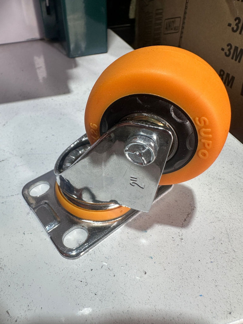 Supo Orange Wheel 2" - 8"| Model : C- | Type : Swivel , Brake or Rigid Aikchinhin 2" Swivel (52kg) 