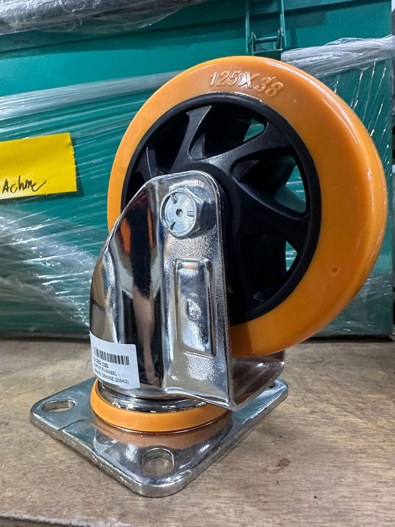 Supo Orange Wheel 2" - 8"| Model : C- | Type : Swivel , Brake or Rigid Aikchinhin 5" Swivel (205kg) 