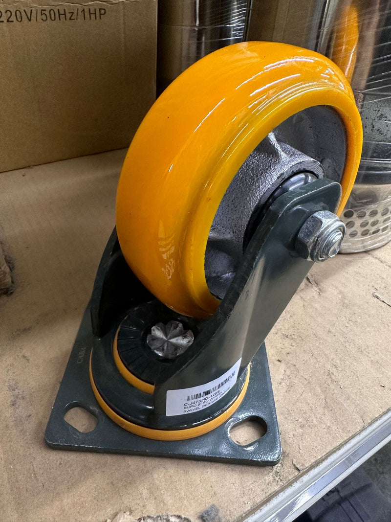 Supo Orange Wheel 2" - 8"| Model : C- | Type : Swivel , Brake or Rigid Aikchinhin 5" Swivel (290kg)