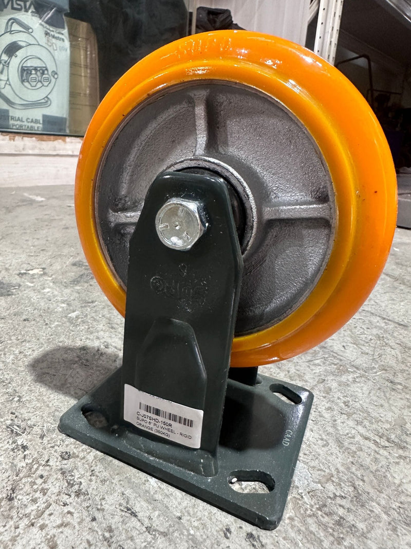 Supo Orange Wheel 2" - 8"| Model : C- | Type : Swivel , Brake or Rigid Aikchinhin 6" Rigid (350kg) 
