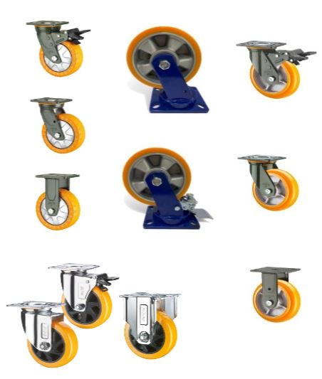 Supo Orange Wheel 2" - 8"| Model : C- | Type : Swivel , Brake or Rigid Wheels Supo 