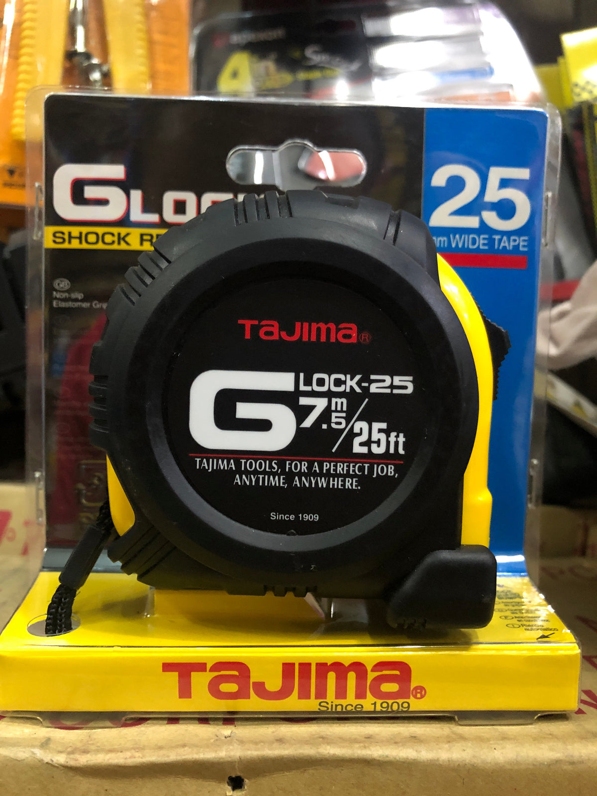 Mètre Ruban Tajima ALL25-55CRC - Aluminium, 5.5m, Avec Blocage Automatique - Neuf Du Japon