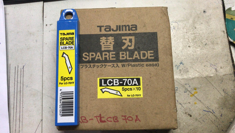Tajima Spare Blade (Lcb-70A)(5Pc/Pkt) | Model : PKB-TLCB70A Tajima 