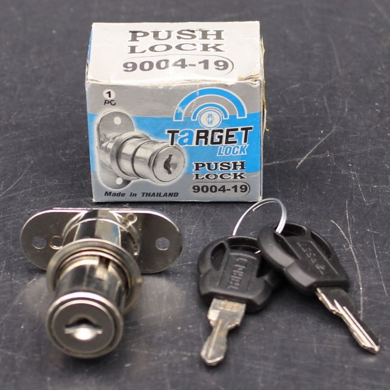 Target Push Lock 19mm | Model : LK-PL Cam Lock Target 