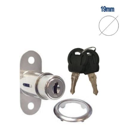 Target Push Lock 19mm | Model : LK-PL Cam Lock Target 