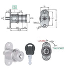 Target Push Lock 19mm | Model : LK-PL Cam Lock Target 