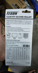 Teson Clear RTV Silicone Sealant 75g | Model : SIL-T100 Silicone Teson 
