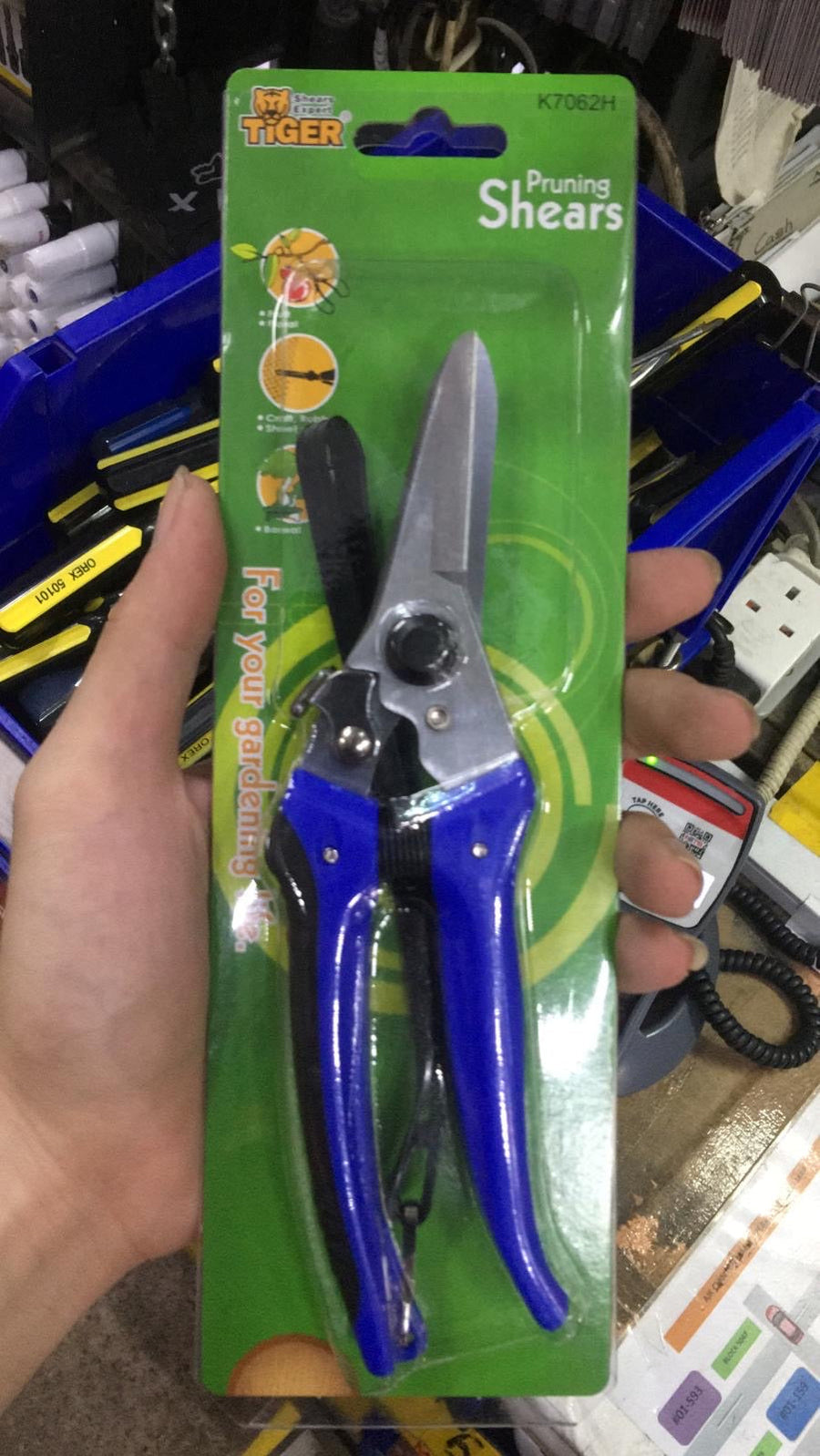 Tiger Pruning Shears (Scissors/ Cutter) Model SHEAR-T7062 (K7062H)