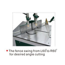 Topline ACM420 Aluminium Up Cutting Machine C/W 1.5m Support Roller Bed | Model: ACM420M Cutting Machine Topline 