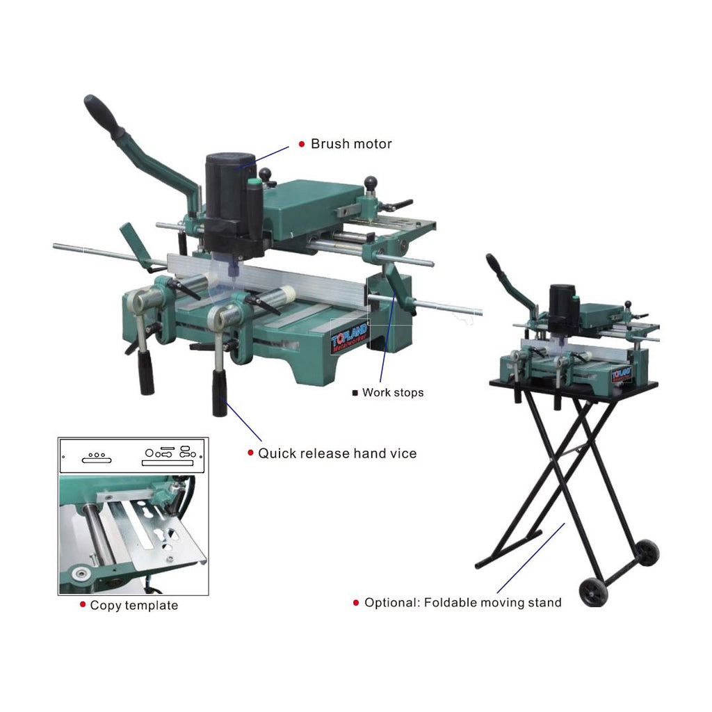 Acp Copy Router Machine Flex Topline Aluminium Copy Router Machine 230V 50HZ | Model : ACR260