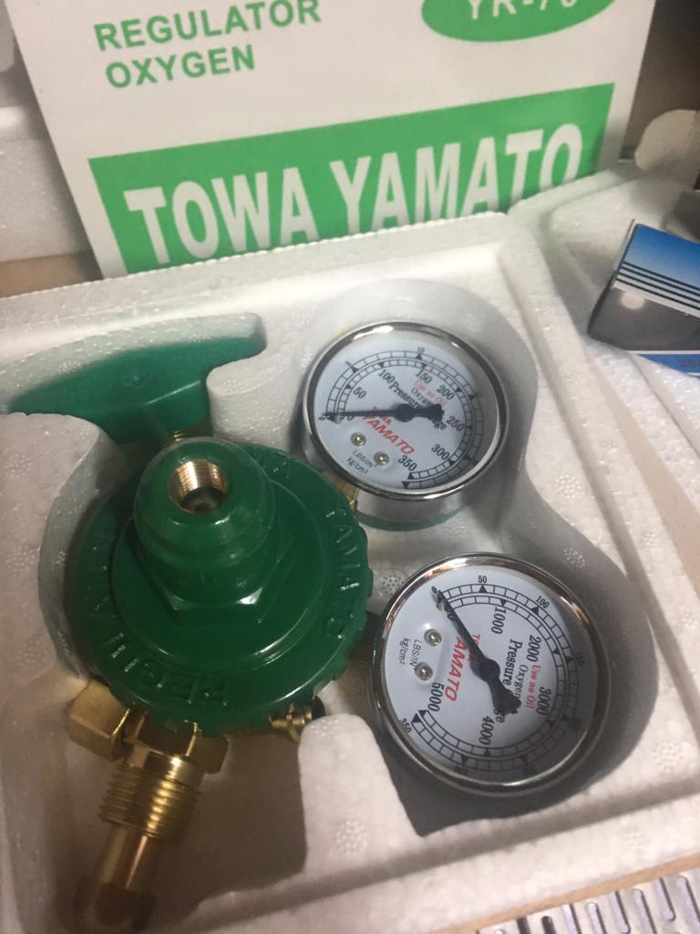 Towa Yamato Gas Regulator | Model : Oxygen (REG-Y-OX / YR-70), Acetylene (REG-Y-AC / YR-71) Gas Regulator Towa Yamato 