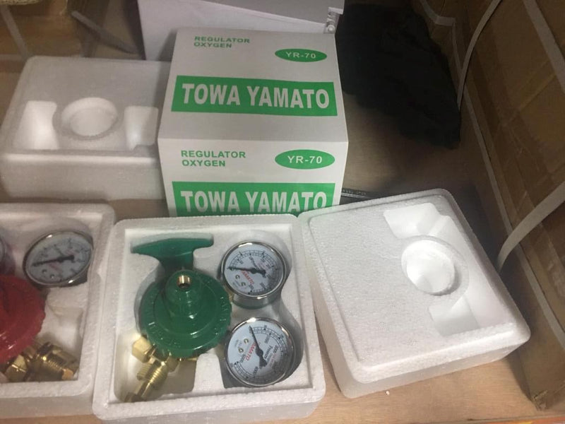 Towa Yamato Gas Regulator | Model : Oxygen (REG-Y-OX / YR-70), Acetylene (REG-Y-AC / YR-71) Gas Regulator Towa Yamato 