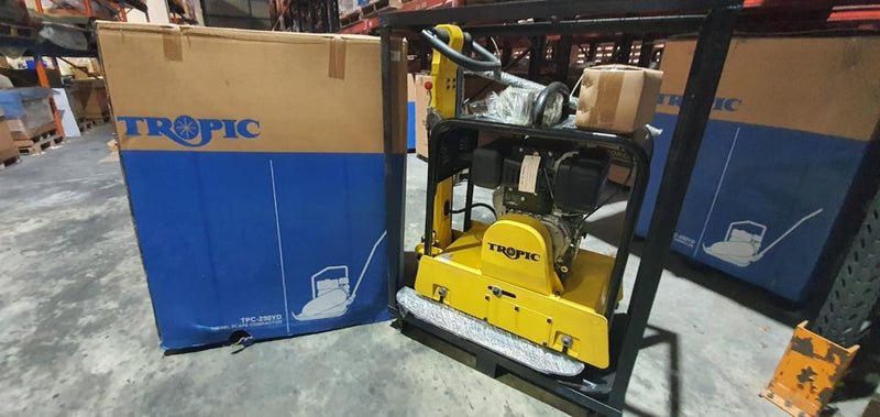 Tropic 5.0hp Diesel Plate Compactor W/ Yanmar Engine L48 | Model : T-TPC100YD Plate Compactor Tropic 