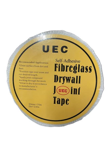 UEC Fibreglass Dry Wall Joint Tape 2" X 70M | Model : TAPE-JT2-U Joint Tape UEC 