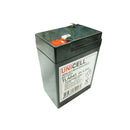 Unicell 6v 4.5ah Sealed Lead Acid Battery | Model : BAT-UNTLA645 Battery Unicell 