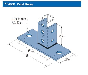 Us 8 Hole U Base (PT-606) | Model : BIS-PT606 Aiko 