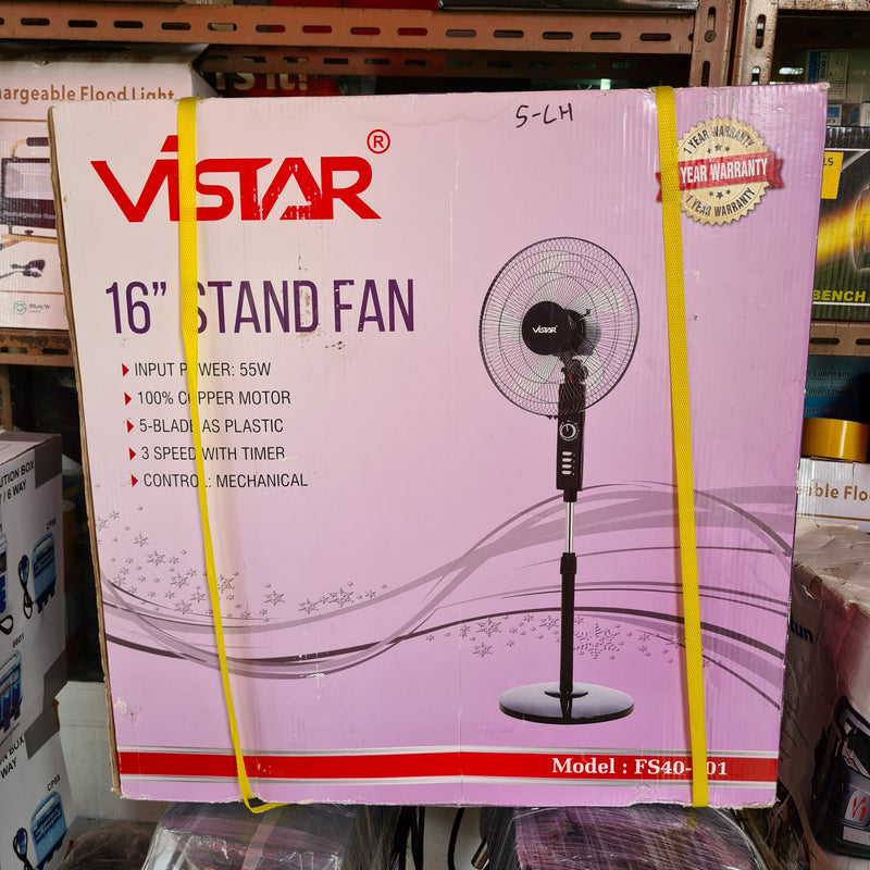 Vistar Stand Fan 16" with Safety Mark | Model : FAN-V-SF16 Floor Fan Vistar 