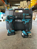 Vomax 240 V Cordless Combo Kit Ec333 + Et111 Cordless Drill | Model : VOMAX-ECKIT01 Cordless Combo Kit Vomax 