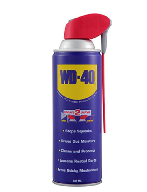 WD40 382ml Multi-use Product With Smart Straw (12.9oz) | Model : WD40-382-SMART Multipurpose Adhesive WD40 