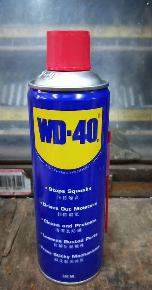 WD40 Anti Rust | Size : 382ml (12.9 oz) or 412ml | Model : WD40-382 Anti Rush WD40 