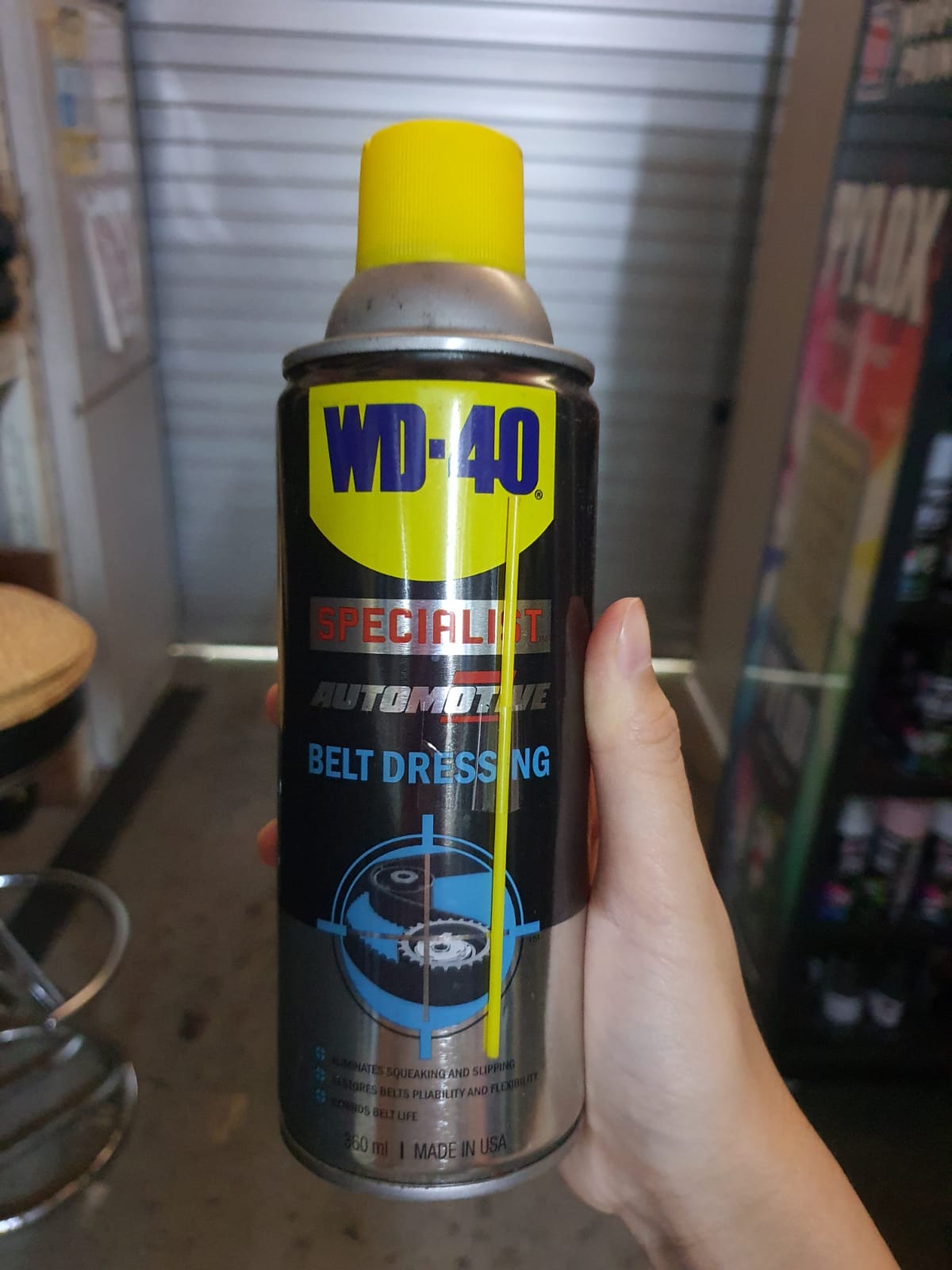WD40 Specialist Automotive Belt Dressing 360 ml