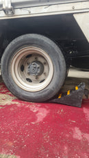 Wheel Choke Or Stopper Black Rubber 27X17X13CM Wheel Stopper Aiko 