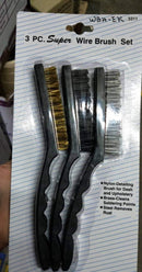 Wire Brush 3Pcs Set 9" Brass/Nylon/Steel | Model : WB4-EK3311 Wire Brush Aikchinhin 