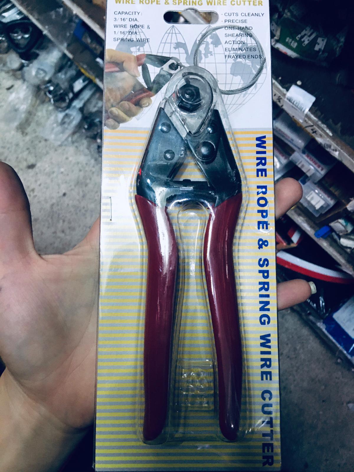 Wire Spring Cutters Wire Rope & Spring Wire Cutter 195 | Model : WRC1-195