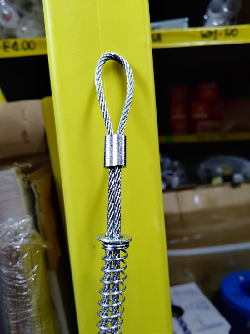 Wire Rope With Spring Air Coupling Arrestor | Model: WR-SPRING- Air Coupling Arrestor Aiko 