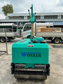 Worker Walk Behind Road Roller Water Cooled Engine RD90N 9HP | Model : WKR700DW Road Roller Worker 