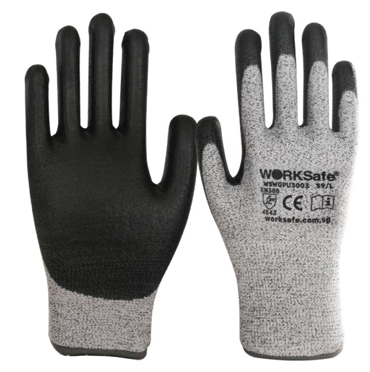 Worksafe Rougth Cut-Resistant Glove (4543) | Model : GLOVE-PU3003-R Glove Worksafe 