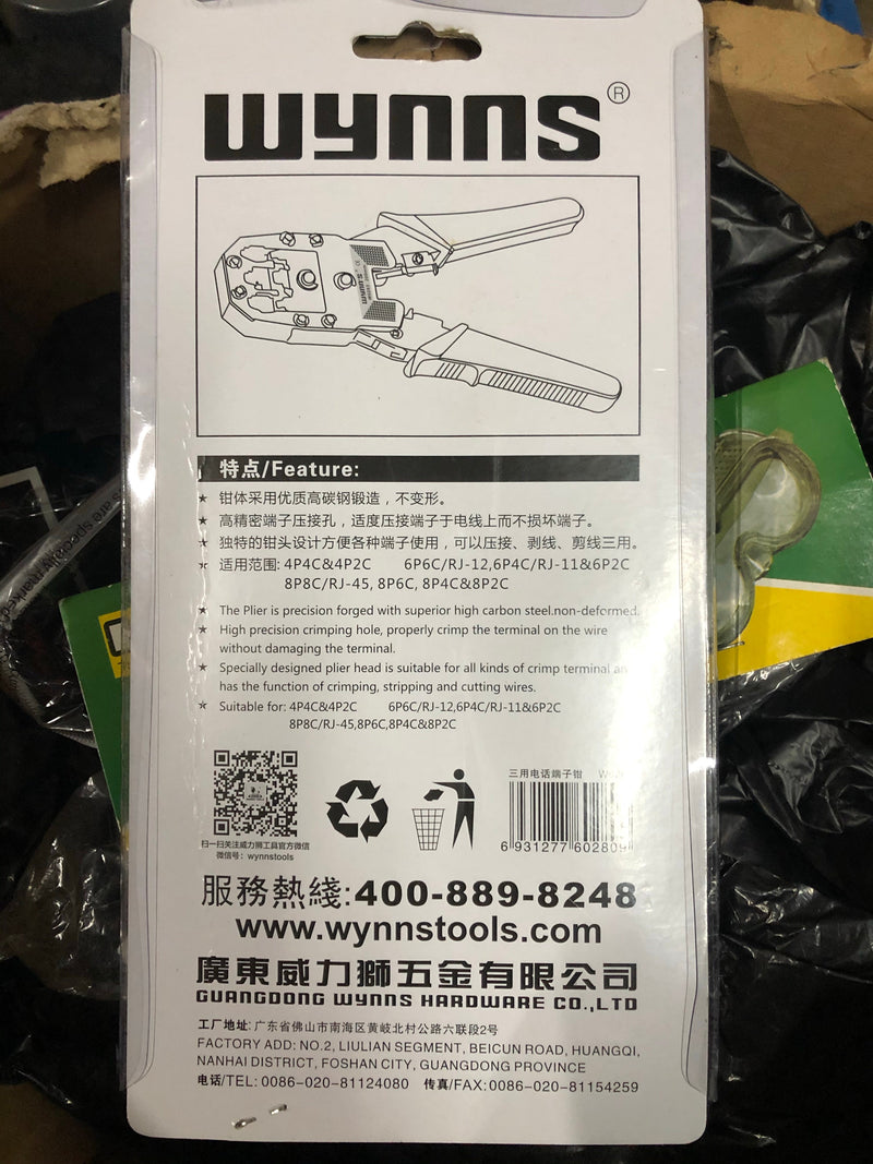 Wynn's 200mm (8") Modular Plug Crimping Tool | Model : CT2-W0283 Modular Plug Crimping Tool Wynn's 