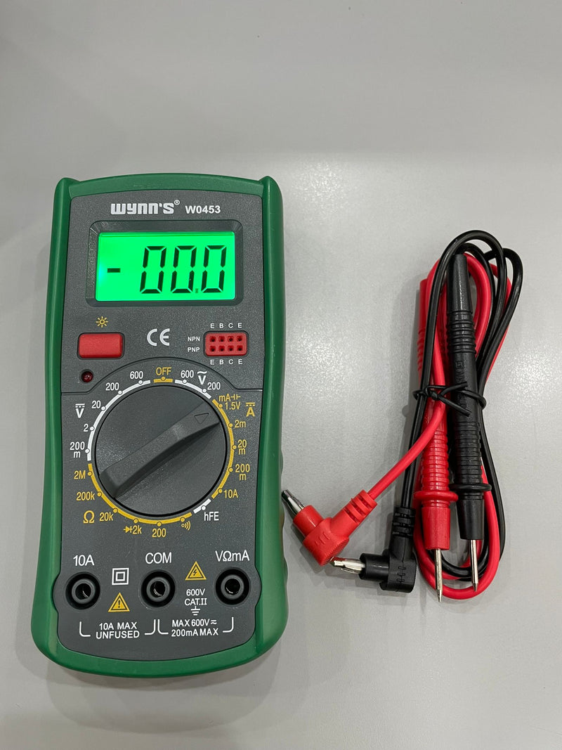 Wynn's Digital Multi Meter Set (W0453) | Model : METER-W0453 Multimeter Wynn's 