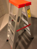 XG ALUMINIUM DOUBLE Side A LADDER Heavy Duty (5 to 12 STEPS) | Model : XG103B - Aikchinhin