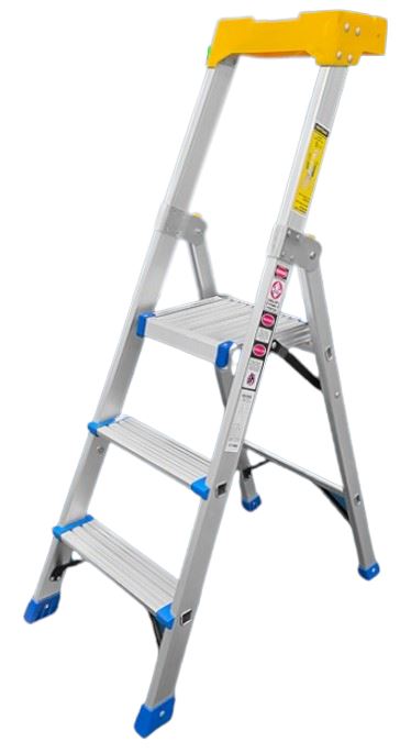 XG Aluminium Household Ladder With Multi Purpose Tools Tray | Model : L-XG337A Ladders XG 