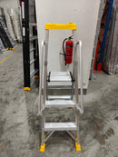 XG Aluminium Platform Ladder with Hand Rails | Model : L-XG137AH Platform Ladder XG 