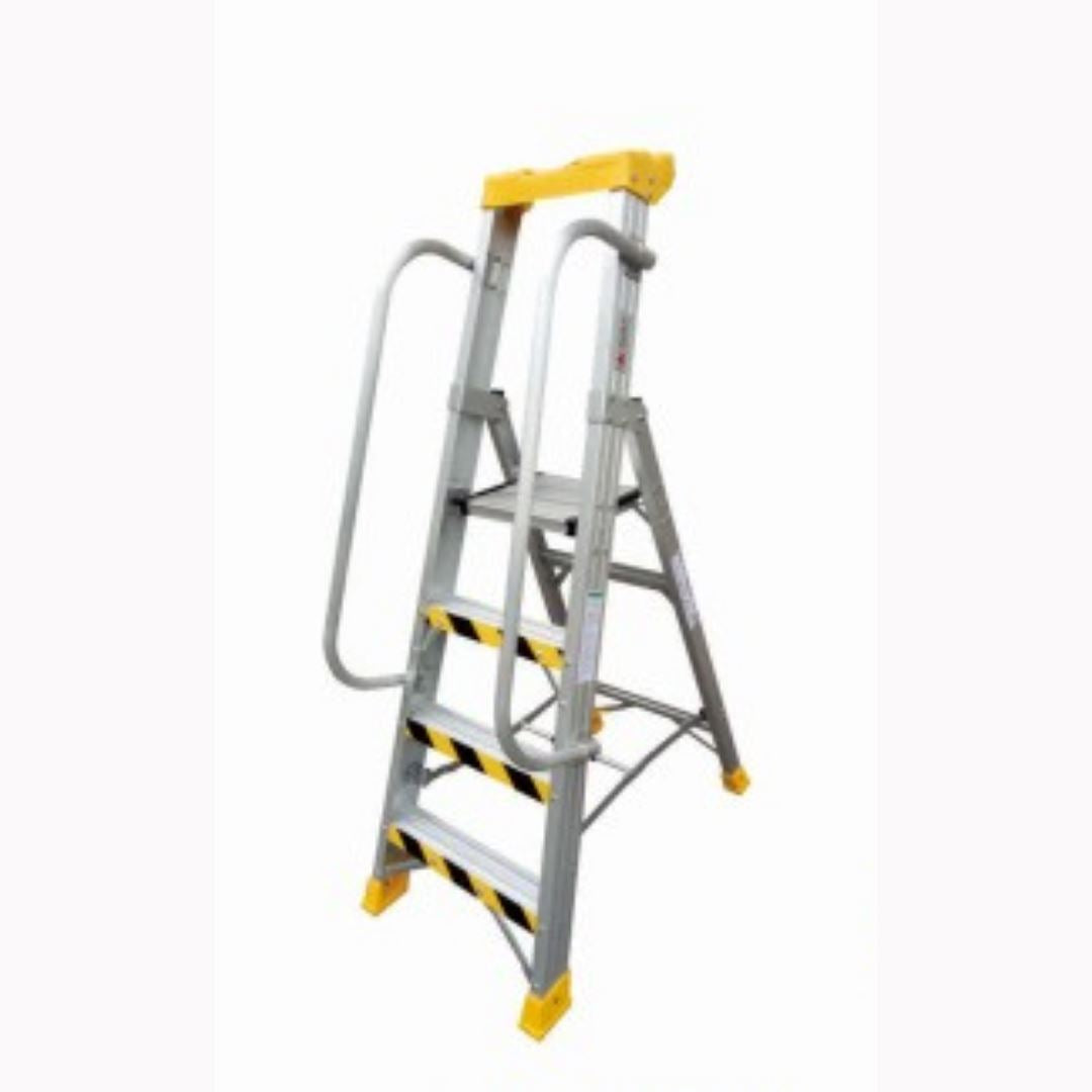 XG Aluminium Step Ladder with Hand Rails | Model : L-XG137AH