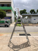 XG Aluminium Platform Shelf Ladder, C-Type | Sizes : 3 Steps to 12 Steps | Model : XG152EA - Aikchinhin