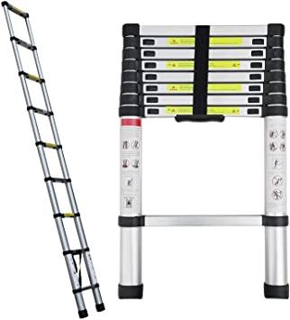 XG Aluminium Single Side Telescopic Ladder 3.8M | Model : L-XG128A Ladder XG 
