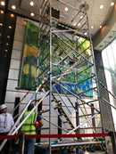 XG Aluminum 4.5m Stand Platform Height Scaffolding With 45 Degree Stairway Towers | Model : L-XG178SS-4.5M Scaffolding XG 