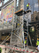 XG Aluminum 4.5m Stand Platform Height Scaffolding With 45 Degree Stairway Towers | Model : L-XG178SS-4.5M Scaffolding XG 