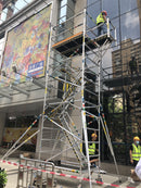 XG Aluminum 6.3m Stand Platform Height Scaffolding With 45 Degree Stairway Towers | Model : L-XG178SS-6.3M Scaffolding XG 