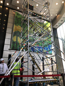 XG Aluminum 6.3m Stand Platform Height Scaffolding With 45 Degree Stairway Towers | Model : L-XG178SS-6.3M Scaffolding XG 