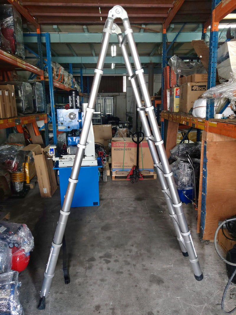 XG Double Side Telescopic Ladder | Height : 5m (8ft) | Model : XG-129 Telescopic Ladder XG 