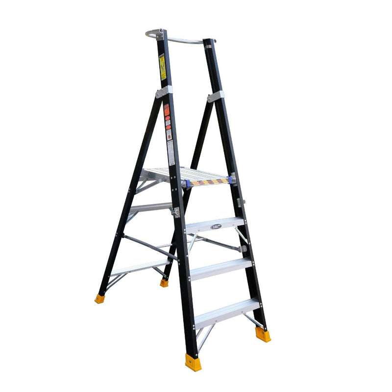XG Fibreglass Platform Ladder Black | Model: L-XG152FB Ladder XG 