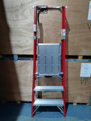 XG Fibreglass Platform Shelf Ladder, C-Type | Sizes : 3 - 12 Steps | Model : L-XG152FA Ladder XG 