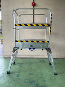 XG Portable Aluminium Working Platform Ladder With Hand Rails | Model : L-XG118 Ladder XG 