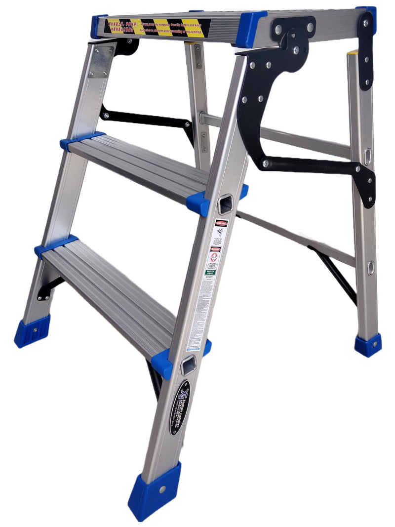 XG XG318A3 Folding Step Ladder (2+1) | Model: L-XG318A3 Folding Step Ladder XG 